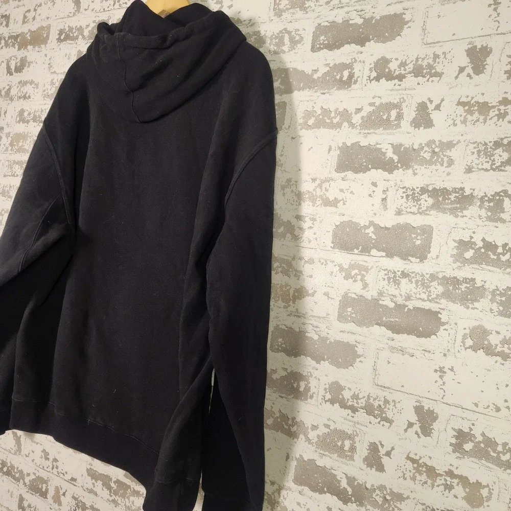 Friday Beers Almost Friday‎ Hoodie Men's XL Black Colorful Graphic Sweatshirt